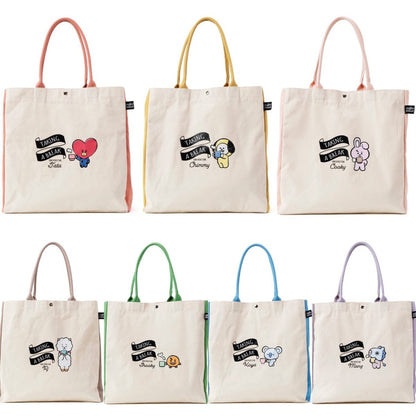 [BT21 JAPAN] BT21 Tote Bag Coffee House Ver. - K-STAR