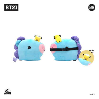 BT21 JAPAN My Little Buddy Face Cushion 40cm - K-STAR