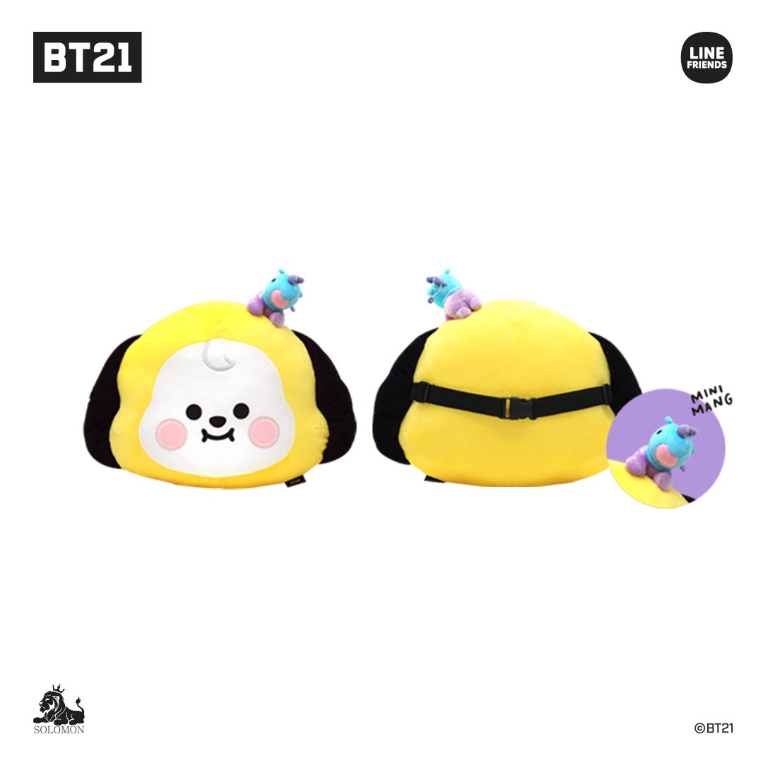 BT21 JAPAN My Little Buddy Face Cushion 40cm - K-STAR