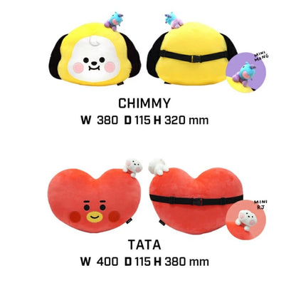 BT21 JAPAN My Little Buddy Face Cushion 40cm - K-STAR