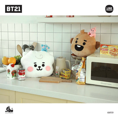 BT21 JAPAN My Little Buddy Face Cushion 40cm - K-STAR