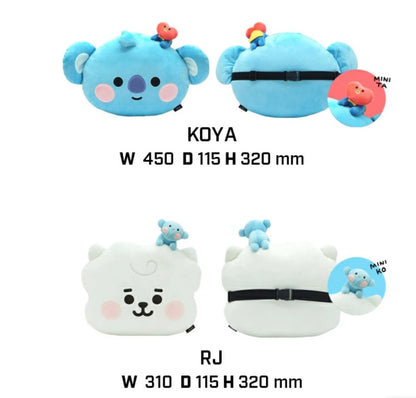 BT21 JAPAN My Little Buddy Face Cushion 40cm - K-STAR