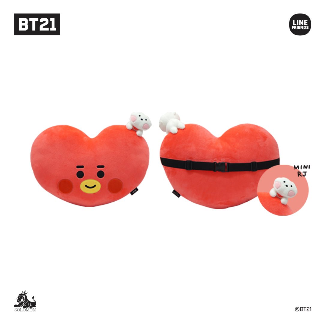 BT21 JAPAN My Little Buddy Face Cushion 40cm - K-STAR