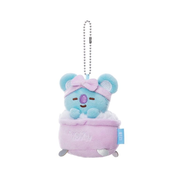 [BT21 JAPAN] Official BT21 Baby Bath Time Keyring 10cm - K-STAR