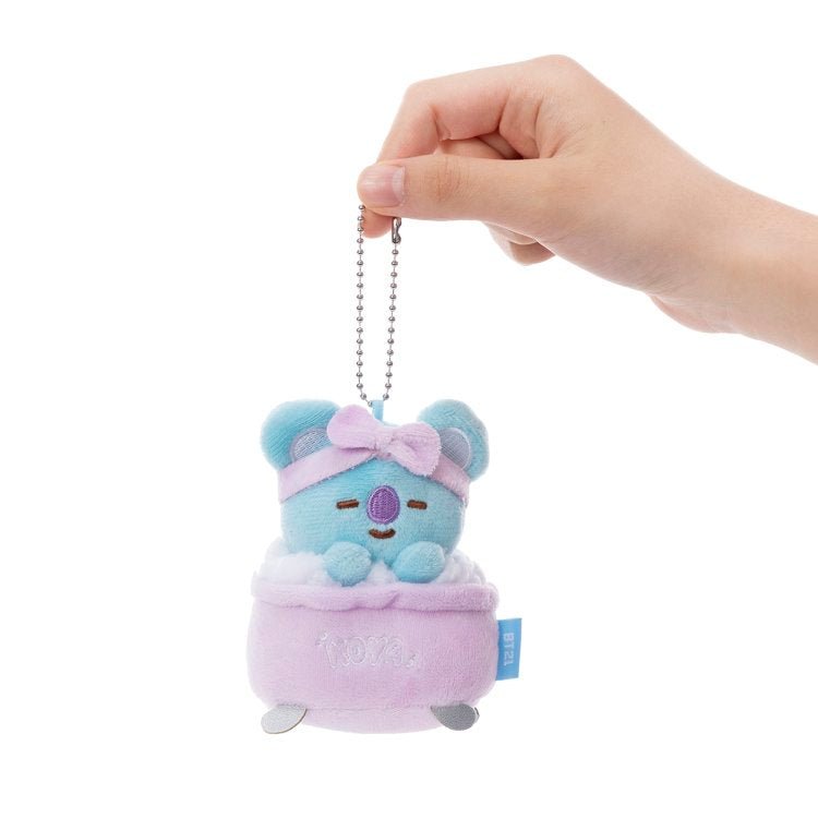 [BT21 JAPAN] Official BT21 Baby Bath Time Keyring 10cm - K-STAR
