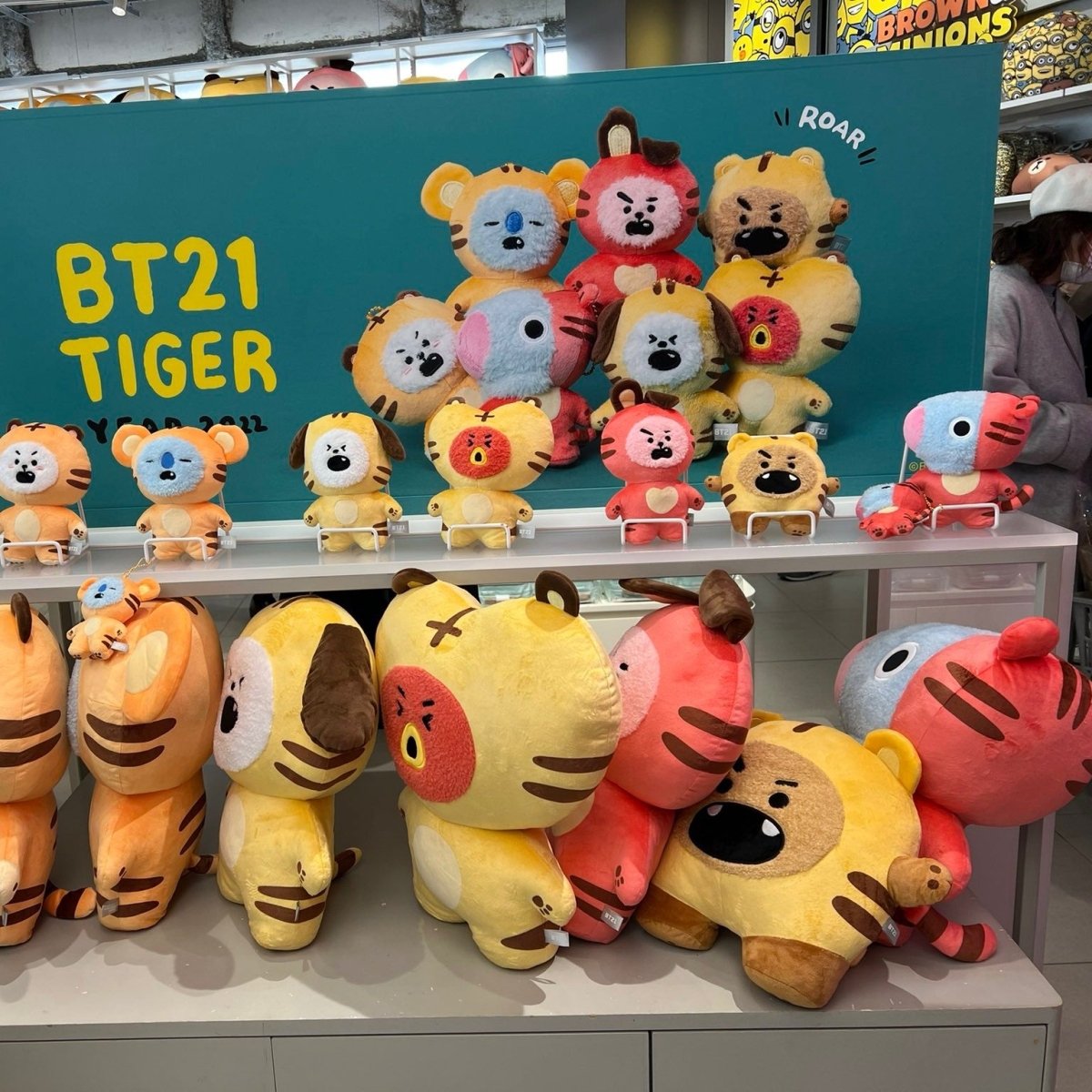 BT21 JAPAN] Official BT21 Baby LARGE TIGER Tatton 50cm – K-STAR