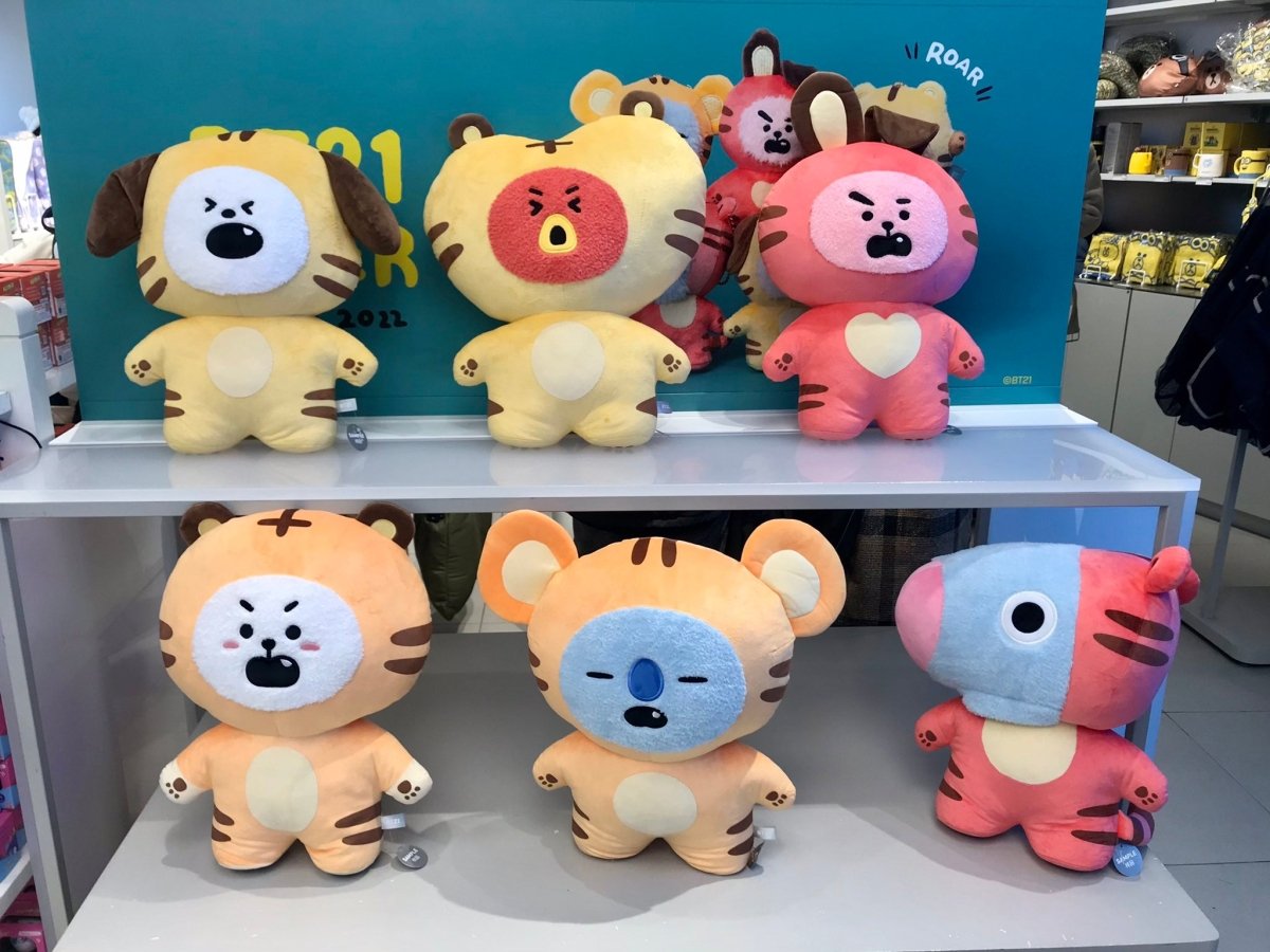 [BT21 JAPAN] Official BT21 Baby LARGE TIGER Tatton 50cm - K-STAR