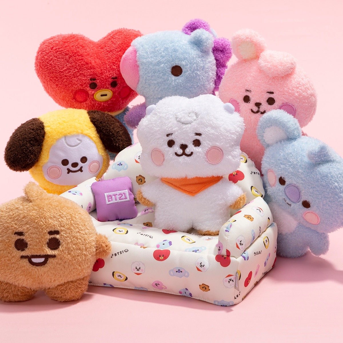 BT21 JAPAN] Official BT21 Baby Tatton Sofa Tissue Box Cover – K-STAR