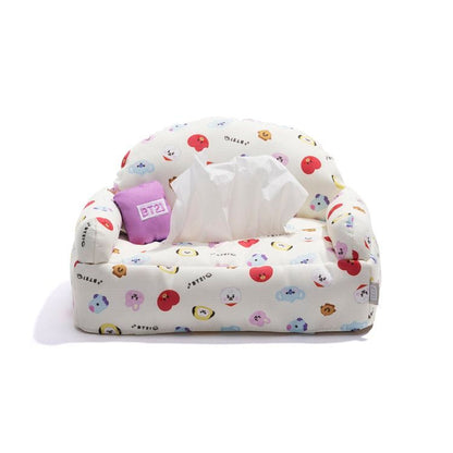 BT21 JAPAN] Official BT21 Baby Tatton Sofa Tissue Box Cover - K-STAR
