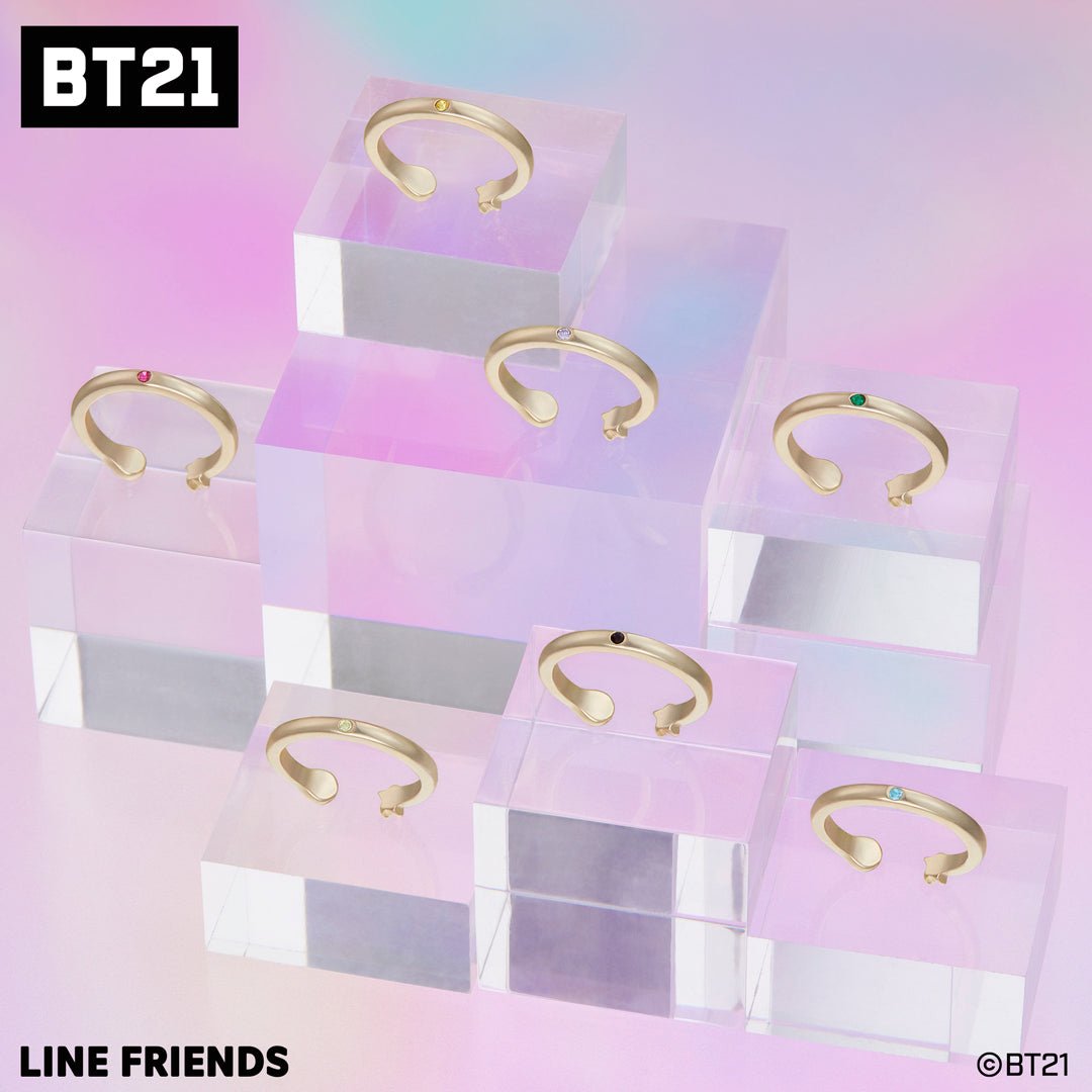 [BT21 JAPAN] Official BT21 Baby What’s Your Wish 2WAY Ring (2 Colors) - K-STAR