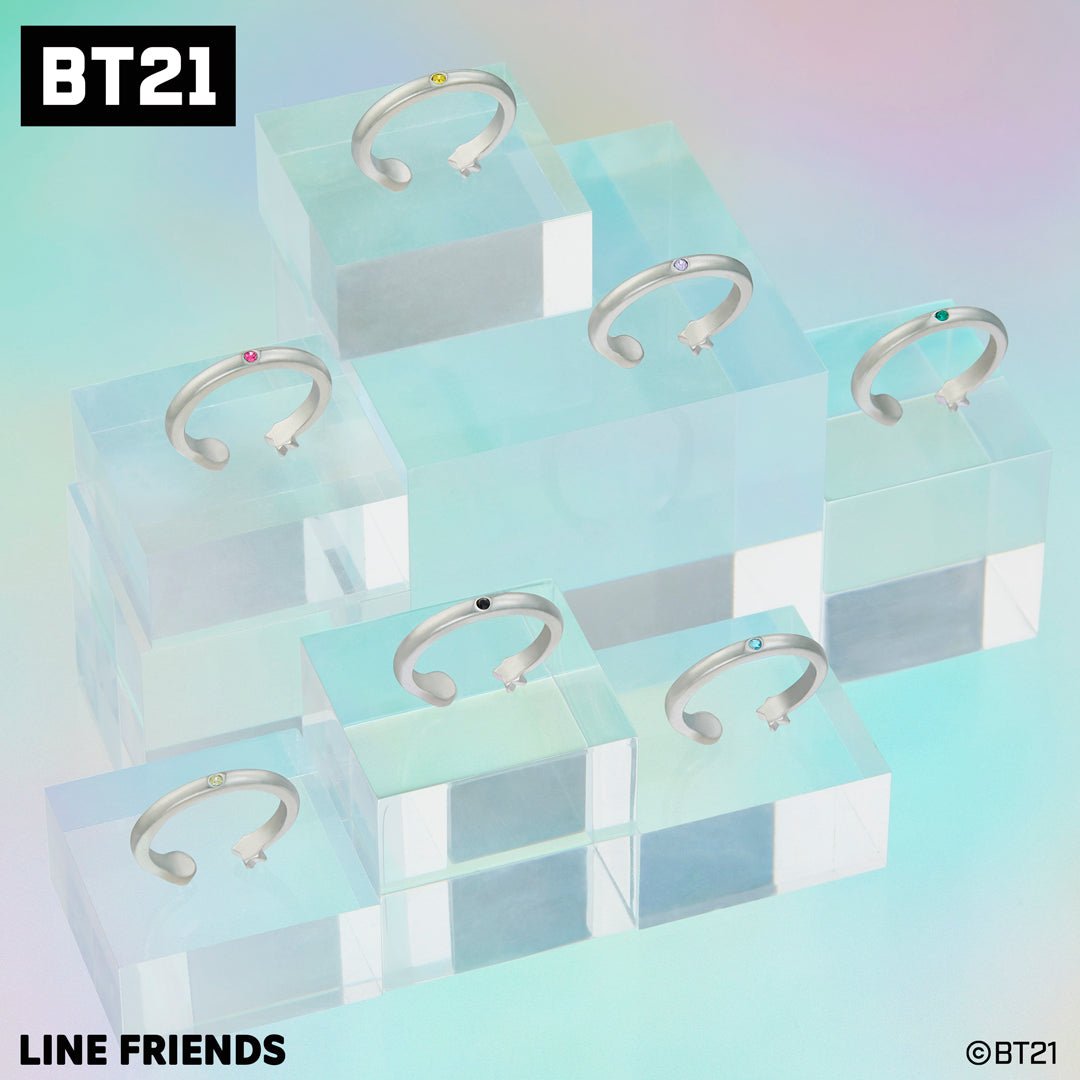 [BT21 JAPAN] Official BT21 Baby What’s Your Wish 2WAY Ring (2 Colors) - K-STAR