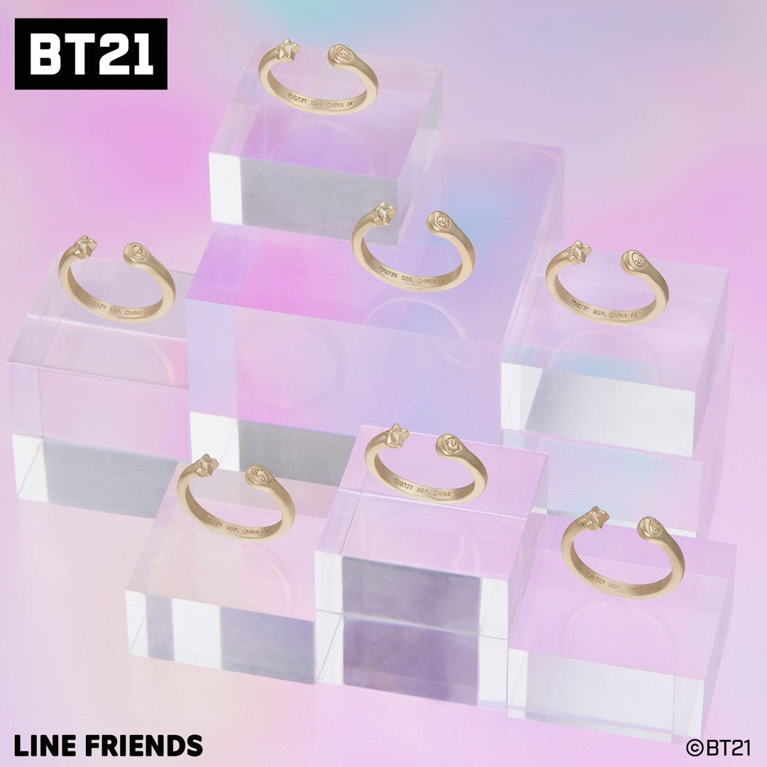 [BT21 JAPAN] Official BT21 Baby What’s Your Wish 2WAY Ring (2 Colors) - K-STAR