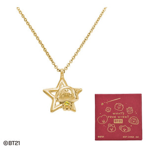 [BT21 JAPAN] Official BT21 Baby What’s Your Wish Necklace - K-STAR