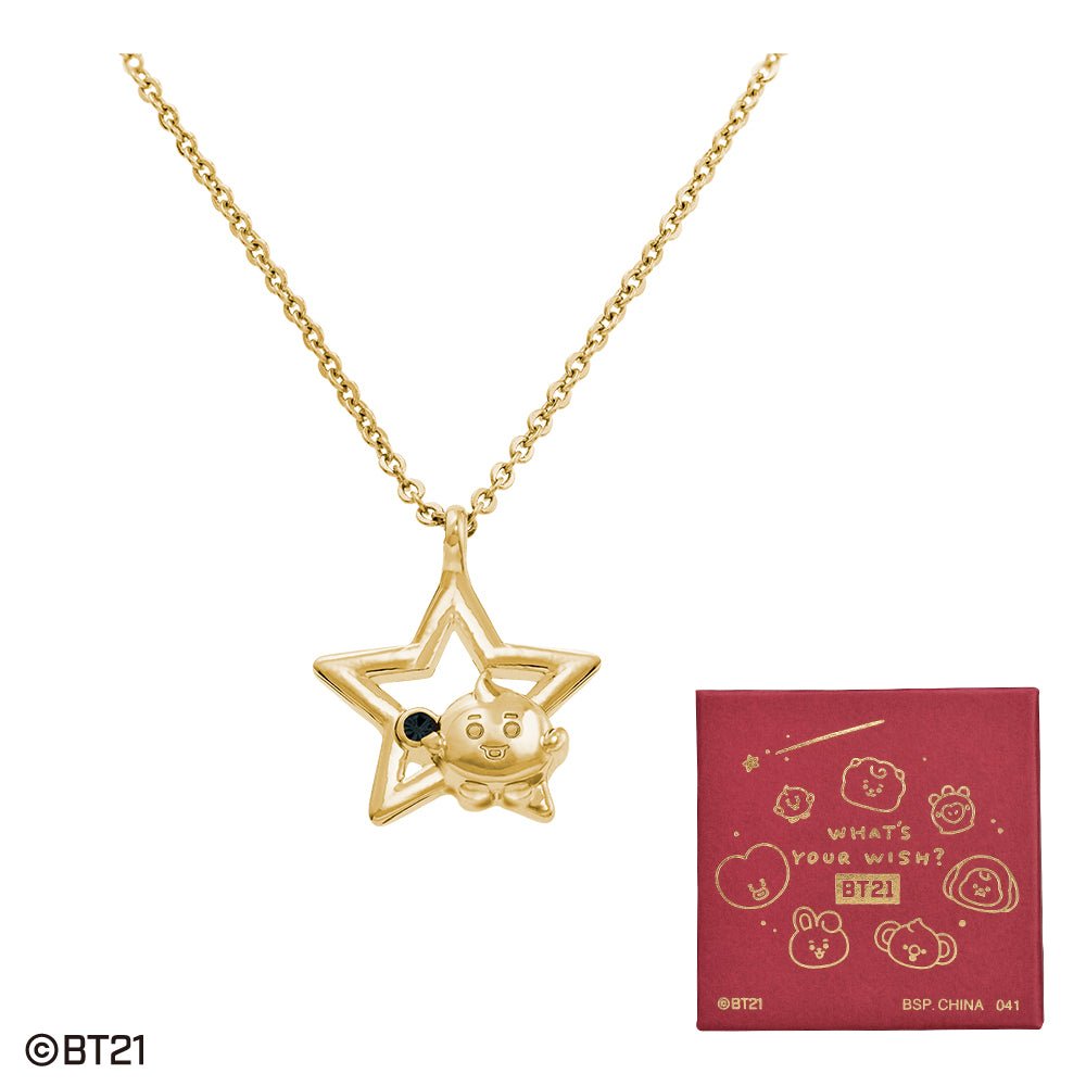 [BT21 JAPAN] Official BT21 Baby What’s Your Wish Necklace - K-STAR