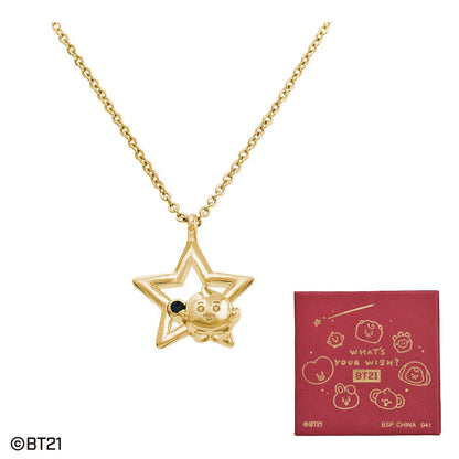 [BT21 JAPAN] Official BT21 Baby What’s Your Wish Necklace - K-STAR