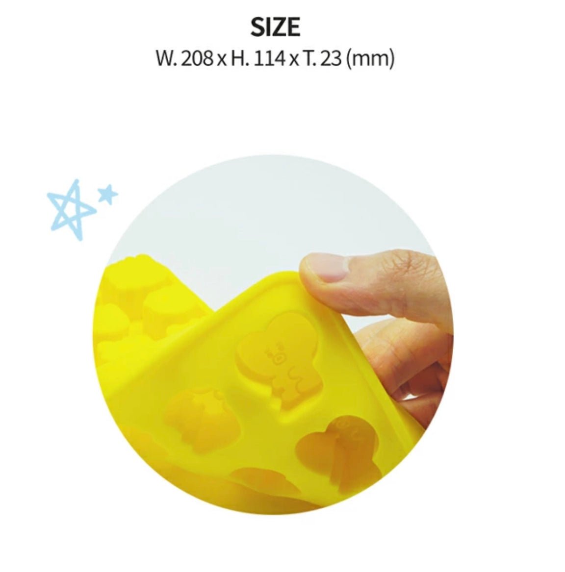 [BT21 JAPAN] Official BT21 Ice Tray Jelly Version - K-STAR