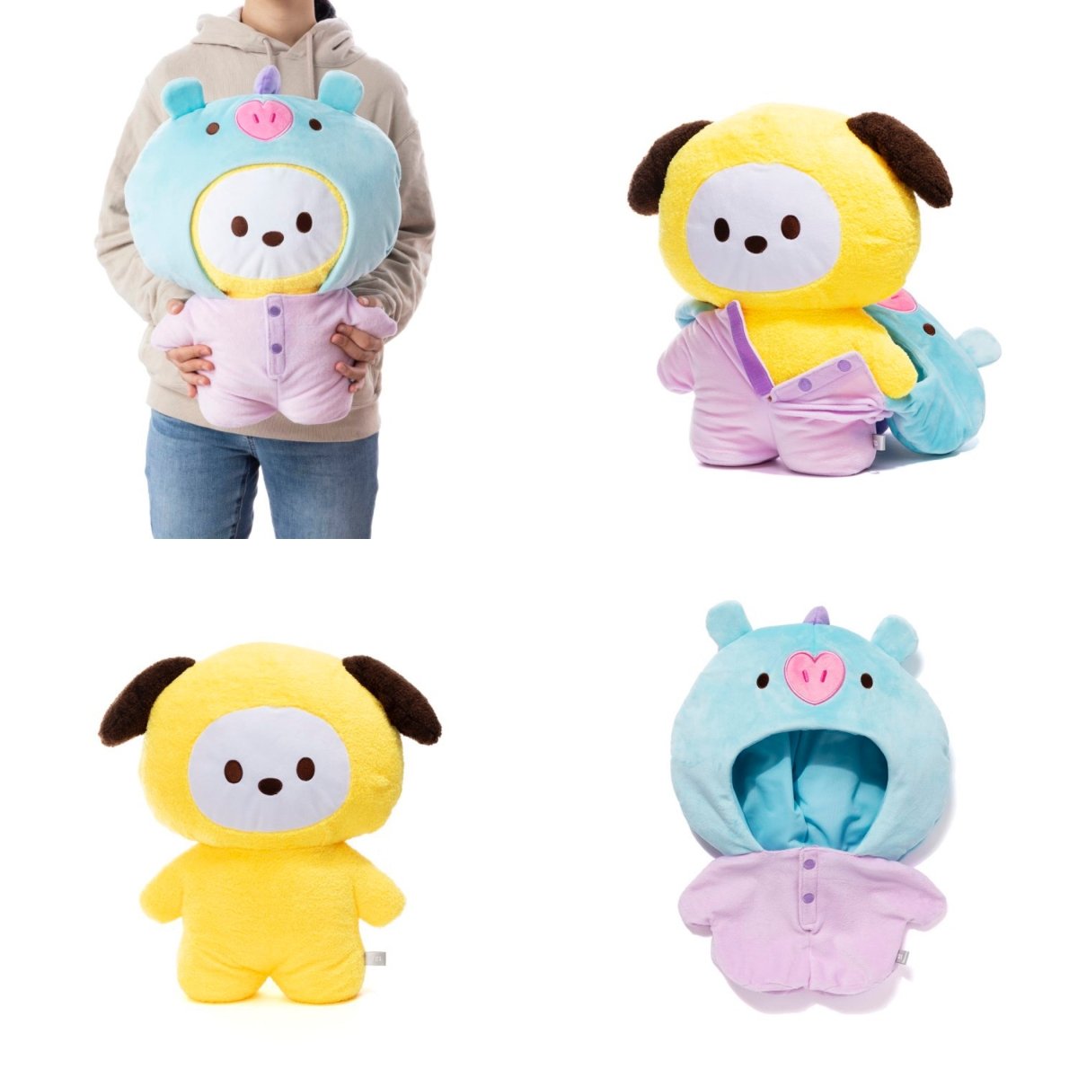 [BT21 JAPAN] Official BT21 Minini with Baby Rompers Large Tatton 50cm - K-STAR