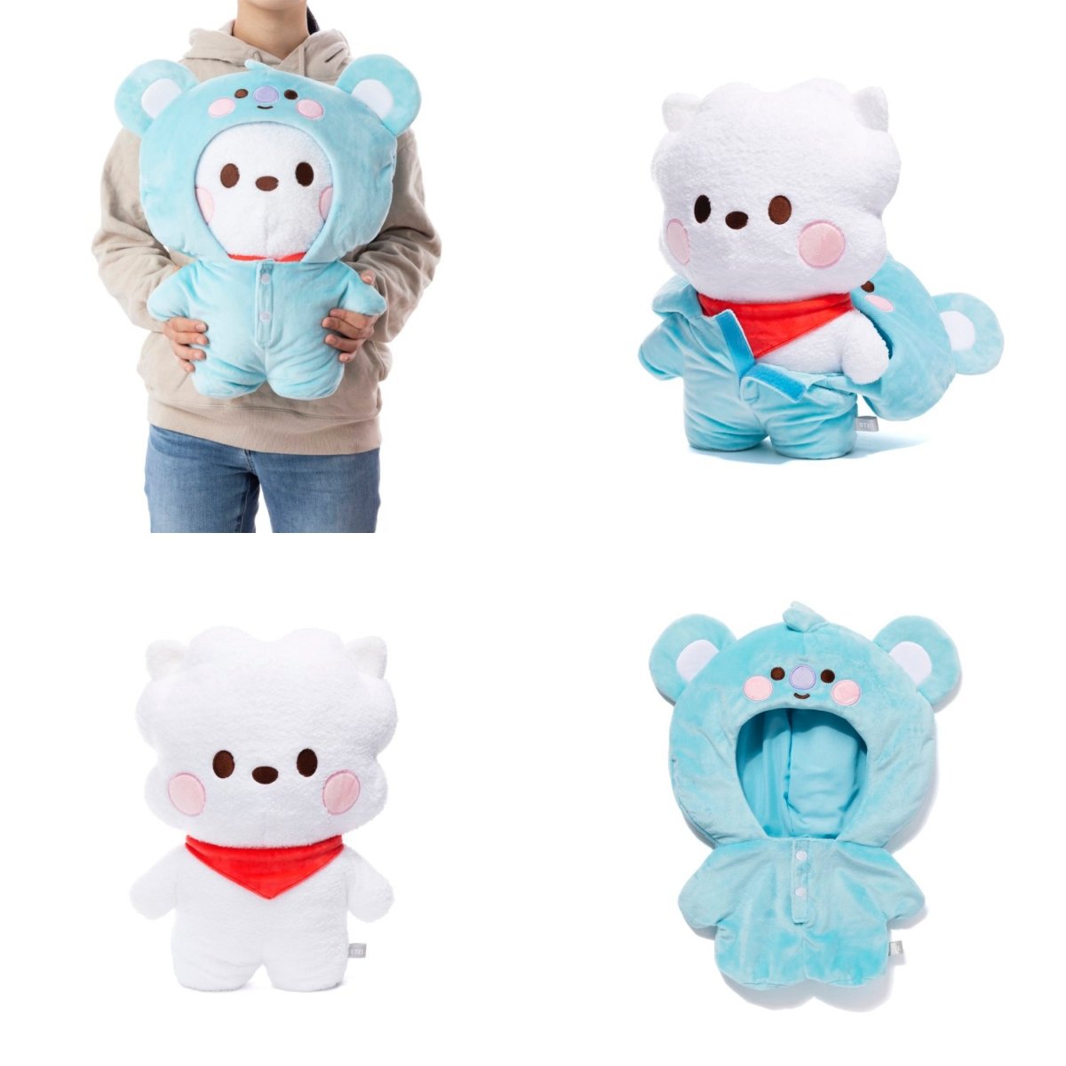 [BT21 JAPAN] Official BT21 Minini with Baby Rompers Large Tatton 50cm - K-STAR