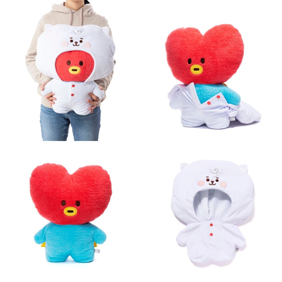 [BT21 JAPAN] Official BT21 Minini with Baby Rompers Large Tatton 50cm - K-STAR