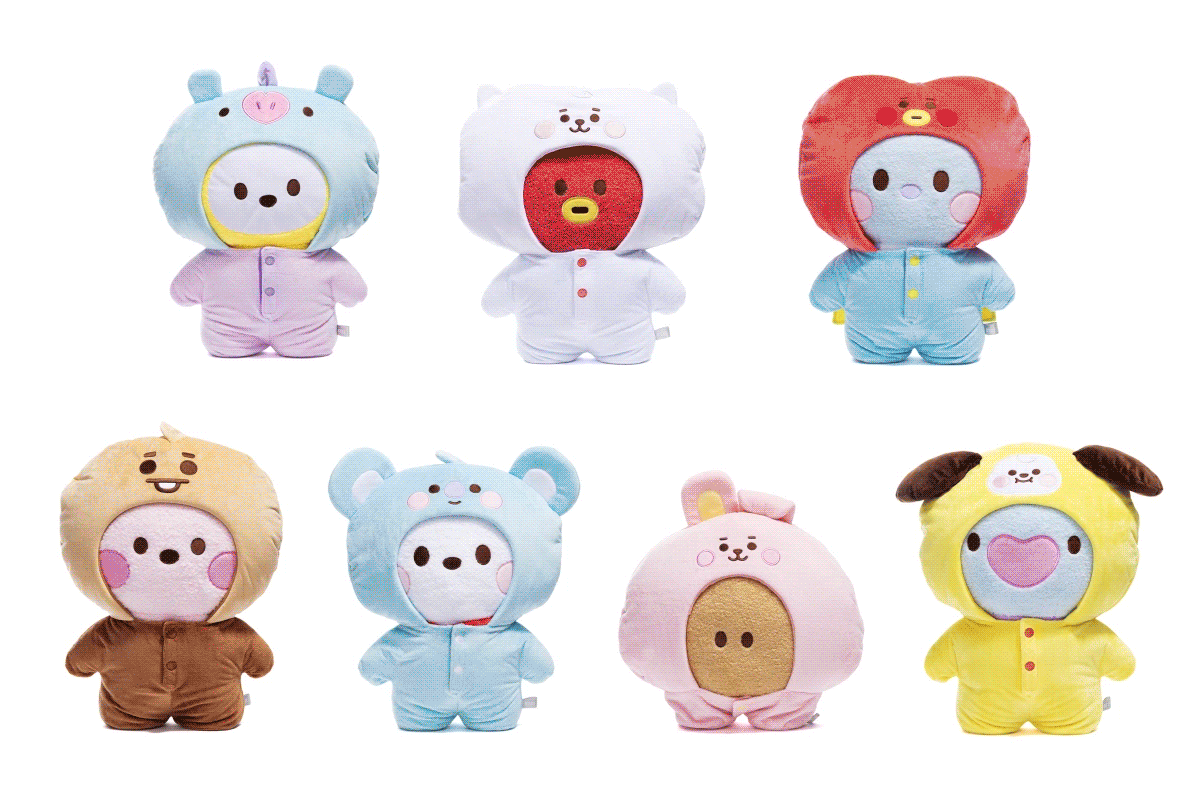 [BT21 JAPAN] Official BT21 Minini with Baby Rompers Large Tatton 50cm - K-STAR