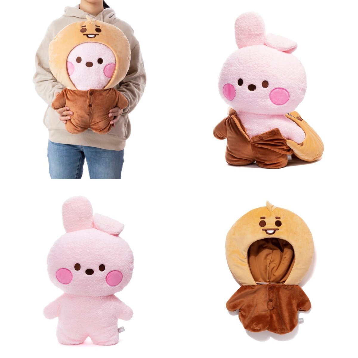 [BT21 JAPAN] Official BT21 Minini with Baby Rompers Large Tatton 50cm - K-STAR