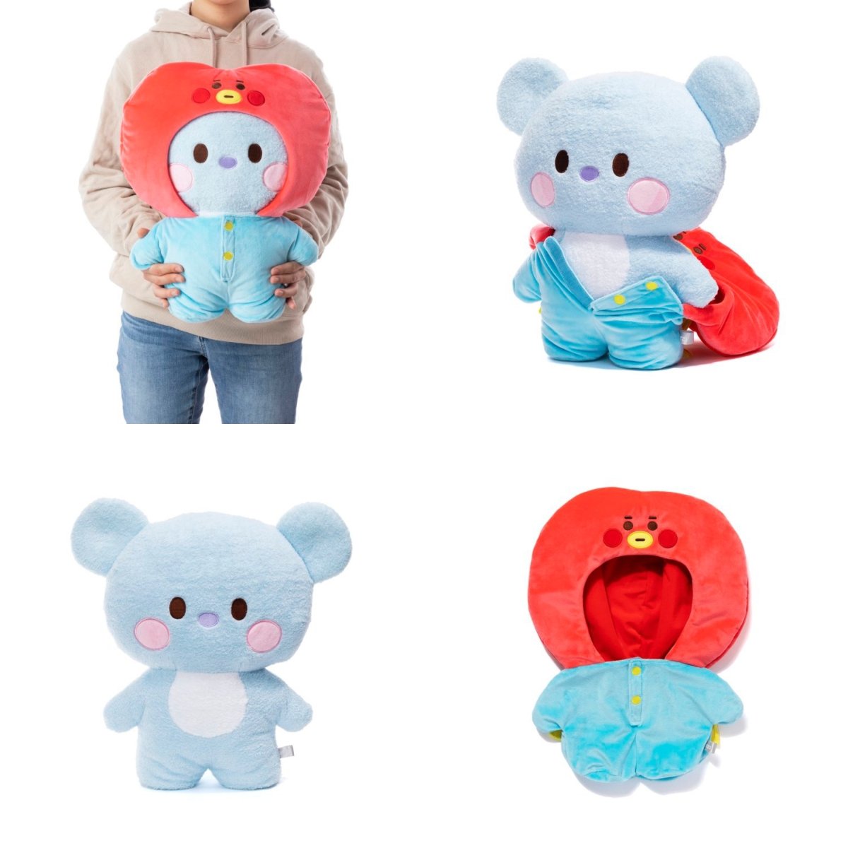 [BT21 JAPAN] Official BT21 Minini with Baby Rompers Large Tatton 50cm - K-STAR