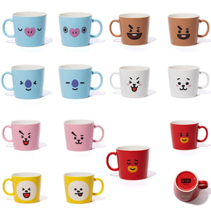 [BT21 JAPAN] Official BT21 Porcelain 2 Face Mug - K-STAR