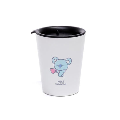[BT21 JAPAN] Official BT21 Stainless Steel Tumbler Cafe House Version - K-STAR