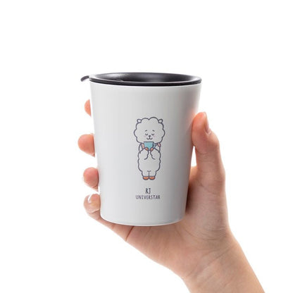 [BT21 JAPAN] Official BT21 Stainless Steel Tumbler Cafe House Version - K-STAR
