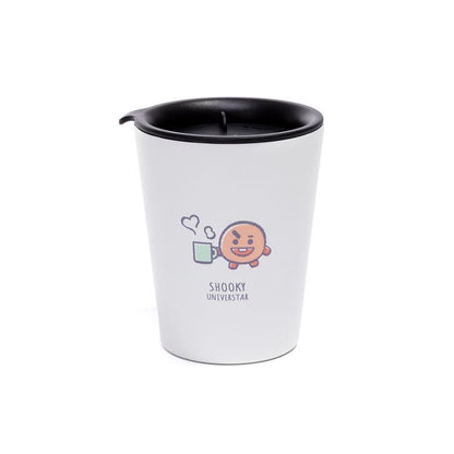 [BT21 JAPAN] Official BT21 Stainless Steel Tumbler Cafe House Version - K-STAR