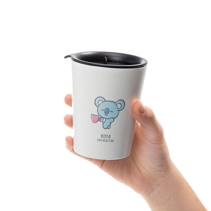 [BT21 JAPAN] Official BT21 Stainless Steel Tumbler Cafe House Version - K-STAR