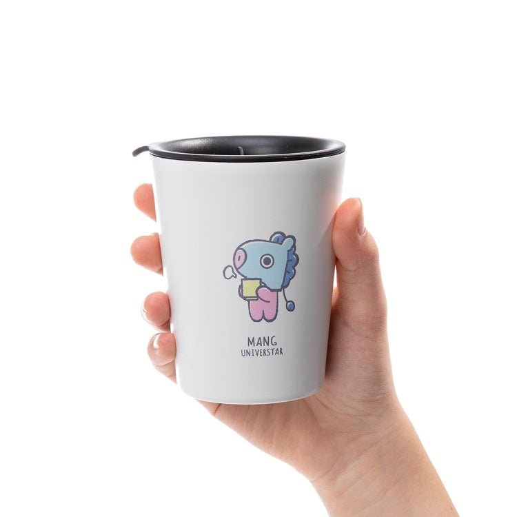 [BT21 JAPAN] Official BT21 Stainless Steel Tumbler Cafe House Version - K-STAR