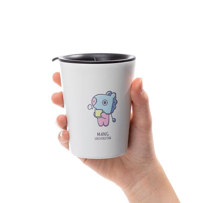 [BT21 JAPAN] Official BT21 Stainless Steel Tumbler Cafe House Version - K-STAR