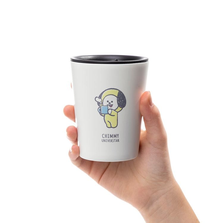 [BT21 JAPAN] Official BT21 Stainless Steel Tumbler Cafe House Version - K-STAR