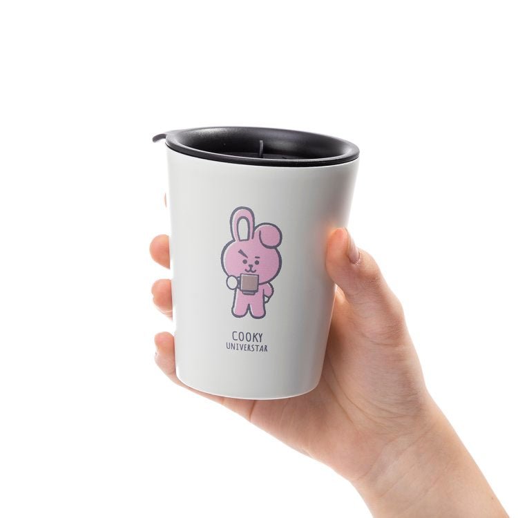 [BT21 JAPAN] Official BT21 Stainless Steel Tumbler Cafe House Version - K-STAR