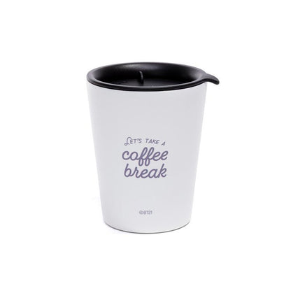 [BT21 JAPAN] Official BT21 Stainless Steel Tumbler Cafe House Version - K-STAR