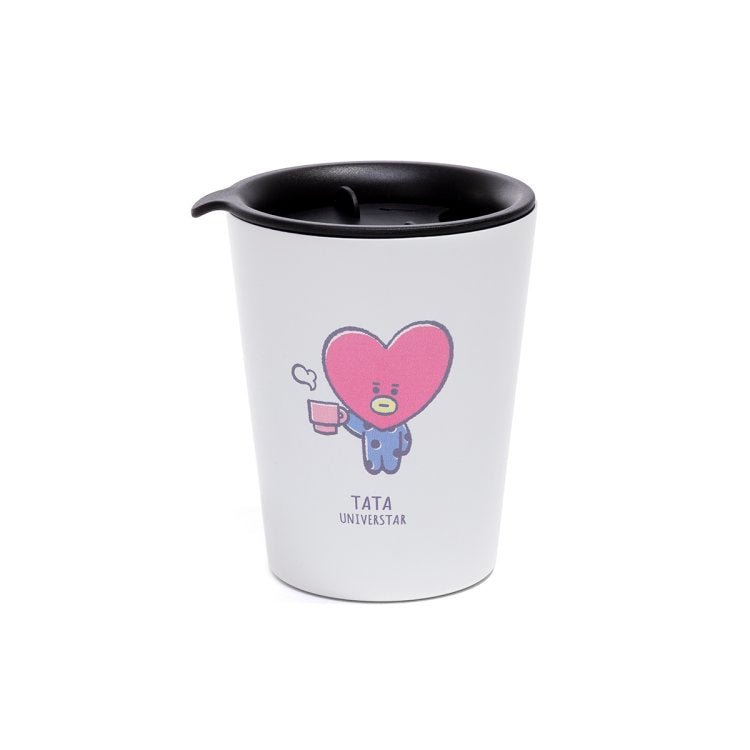 [BT21 JAPAN] Official BT21 Stainless Steel Tumbler Cafe House Version - K-STAR