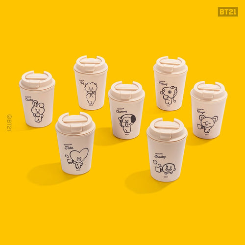 [BT21 JAPAN] Official BT21 Tumbler Coffee House Ver. - K-STAR