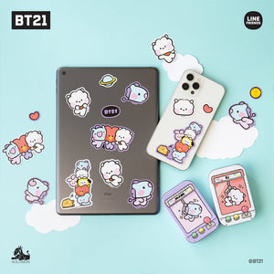 BT21 Japan Official Minini Tin Case + Sticker Set - K-STAR