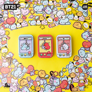 BT21 Japan Official Minini Tin Case + Sticker Set - K-STAR