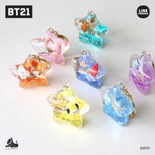 [BT21 JAPAN] STAR Acrylic Glitter Key Holder - K-STAR