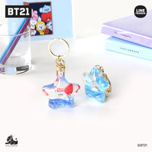 [BT21 JAPAN] STAR Acrylic Glitter Key Holder - K-STAR