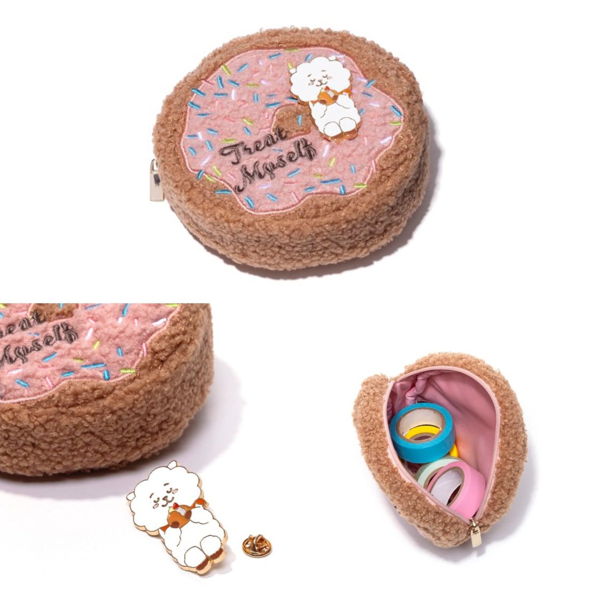 BT21 JAPAN Take a Break Donut Pouch - K-STAR