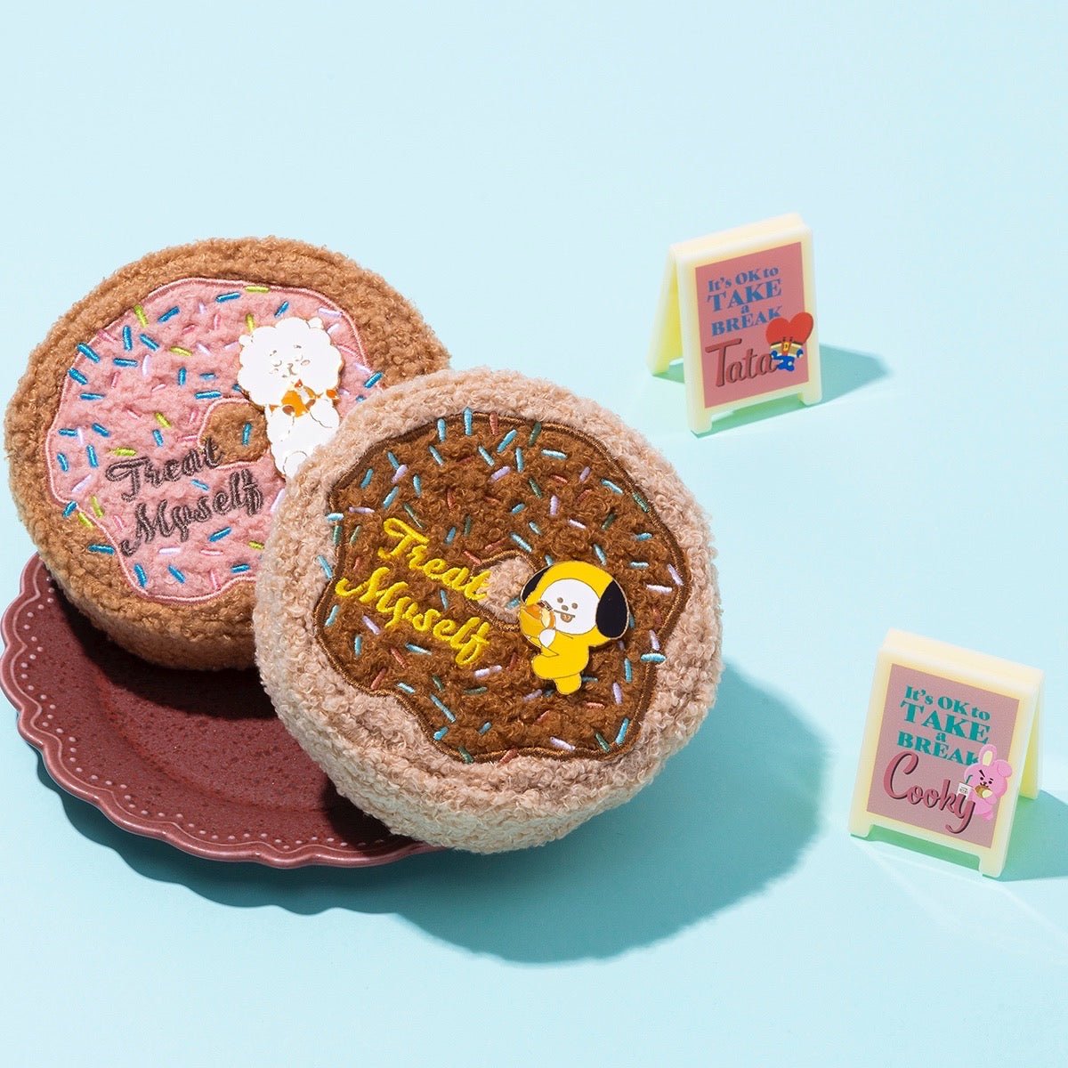 BT21 JAPAN Take a Break Donut Pouch - K-STAR