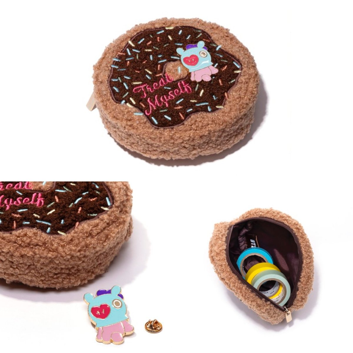 BT21 JAPAN Take a Break Donut Pouch - K-STAR