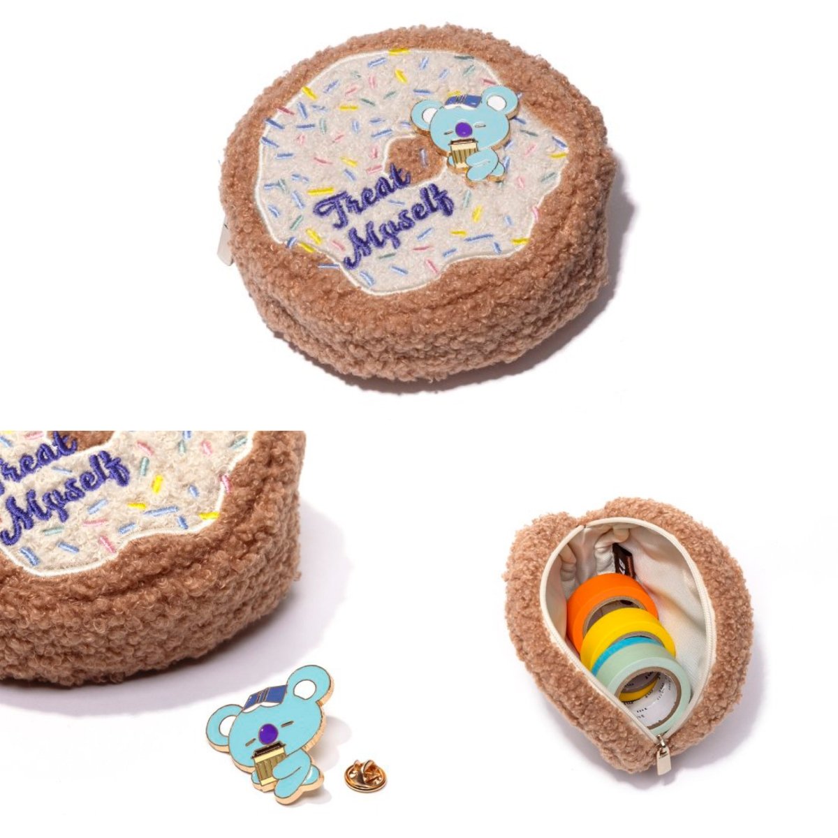 BT21 JAPAN Take a Break Donut Pouch - K-STAR
