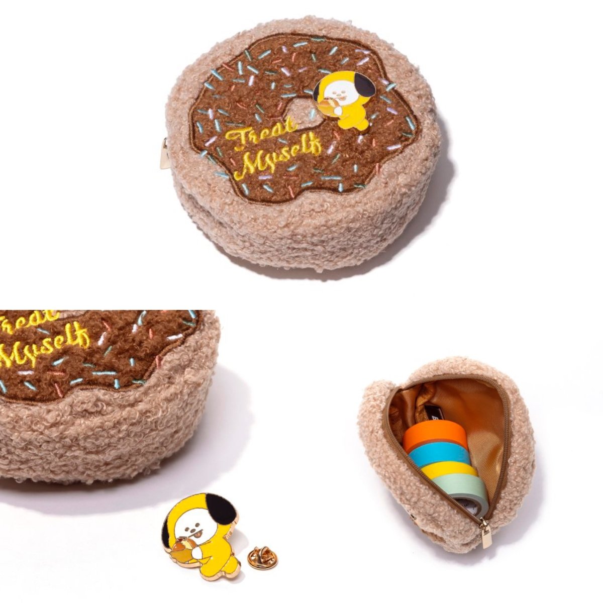BT21 JAPAN Take a Break Donut Pouch - K-STAR