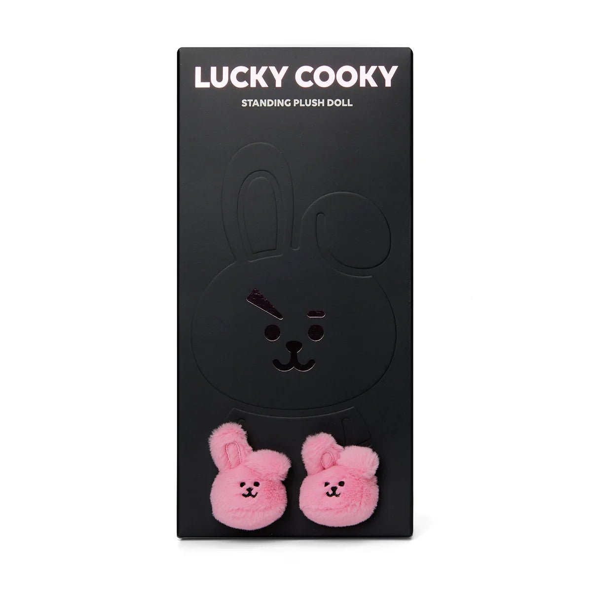 BT21 LUCKY COOKY BLACK Edition Standing Plush Doll - K-STAR