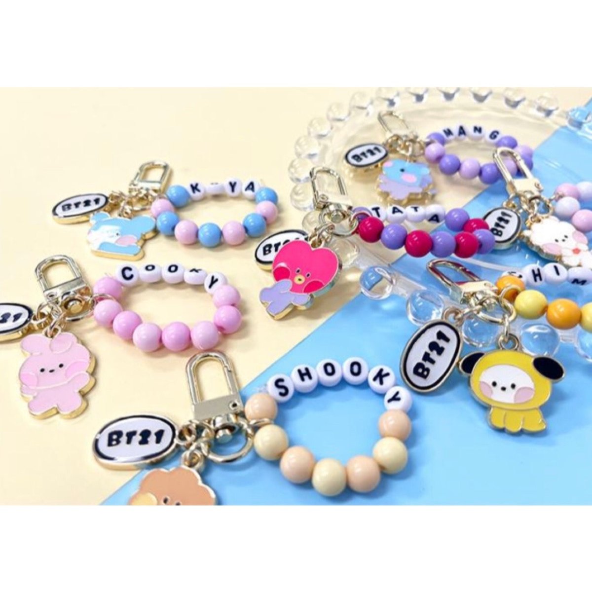BT21 Minini Metal Keyring - K-STAR