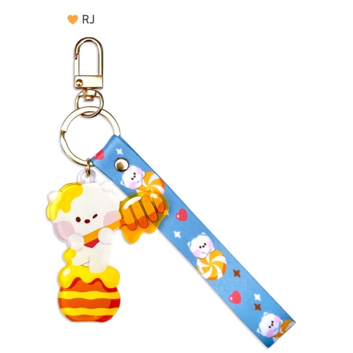 BT21 Minini Official Acrylic Keyring + Strap Sweetie Version - K-STAR